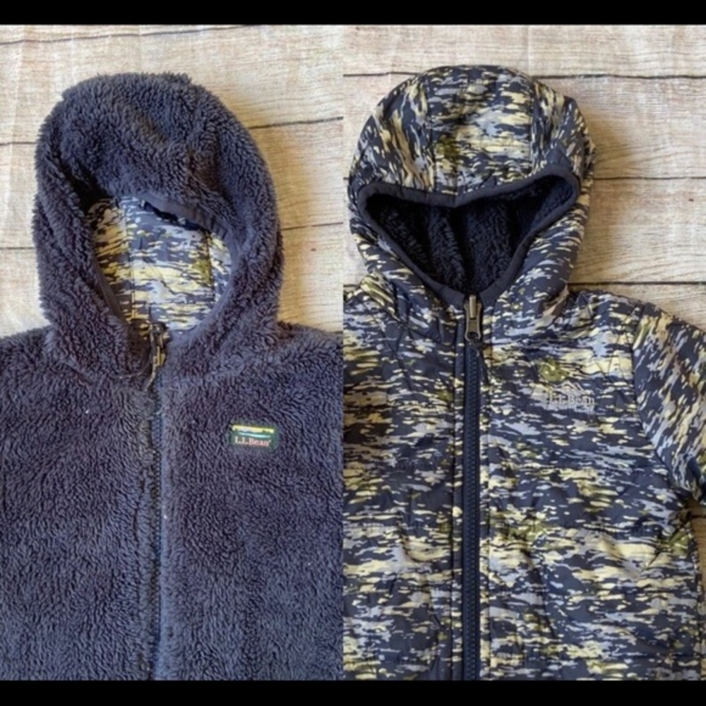 Reversible LL Bean Boys Down Jacket size 2 T